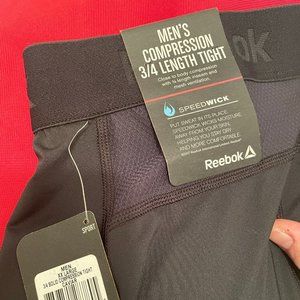 Reebok Mens Compression 3/4 Length Tight XXL